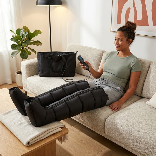 Compression Recovery Boots Built to Support Circulation, Sequential Air Pressure, 9 Intensities, 6 Modes