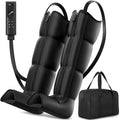 Leg Compression Massager, Full-Leg Compression Boots, Black Medium | 8 Intensity & 6 Modes for Circulation & Muscle Relief, Fast Recovery for Athletes, FSA-HSA Eligible, Gifts for Men & Women
