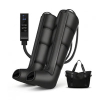 Leg Compression Massager,Professional Full Leg Sequential Pressure Boots, Air Compression Recovery System for Athletes - Circulation and Edema, RLS, Swelling, Pain Relief,9 Intensities 6 Modes — Studio Shot
