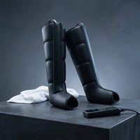 Leg Compression Massager,Professional Full Leg Sequential Pressure Boots, Air Compression Recovery System for Athletes - Circulation and Edema, RLS, Swelling, Pain Relief,9 Intensities 6 Modes — Studio Shot