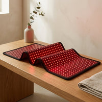 Red Light Therapy Mat for Body Pain Relief,Red Light Therapy Blanket 1280 Leds Red near Infrared 660Nm 850Nm Full Body Pad, 71"X 31" Large Red Light Therapy Pad — Studio Shot