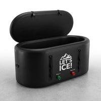 Inflatable Ice Bath Tub for Athletes – 216-Gallon Cold Plunge Tub with Insulated Lid, Full-Body Stretch Design, Insulated & Water Chiller Compatible, Portable for Indoor & Outdoor Recovery — Studio Shot