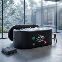 Inflatable Ice Bath Tub for Athletes – 216-Gallon Cold Plunge Tub with Insulated Lid, Full-Body Stretch Design, Insulated & Water Chiller Compatible, Portable for Indoor & Outdoor Recovery — Studio Shot